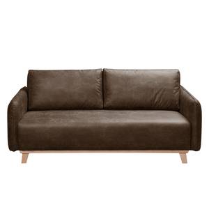 Sofa Mertyn (2,5-Sitzer) Antiklederlook Braun