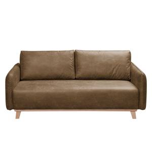 Sofa Mertyn (2,5-Sitzer) Antiklederlook Camel