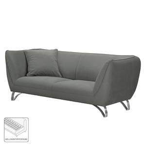 Sofa Michie (2,5-Sitzer) Microfaser Grau - Armlehne verstellbar