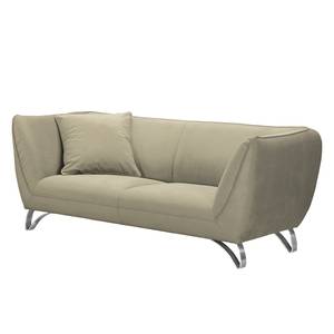 Sofa Michie (2,5-Sitzer) Microfaser Sandgrau - Armlehne verstellbar