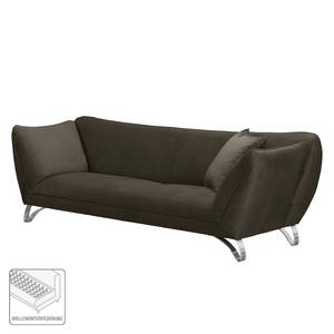 Sofa Michie (3-Sitzer) Microfaser Espresso - Armlehne verstellbar