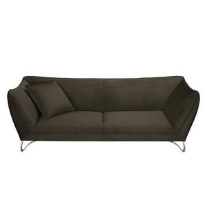 Sofa Michie (3-Sitzer) Microfaser Espresso - Armlehne verstellbar