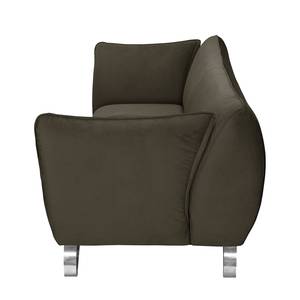 Sofa Michie (3-Sitzer) Microfaser Espresso - Armlehne verstellbar