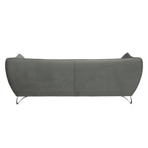 Sofa Michie (3-Sitzer) Microfaser Grau - Armlehne verstellbar