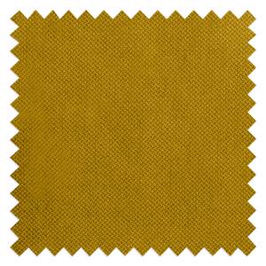 Canapé Michie (3 places) Microfibre - Ocre - Accoudoir réglable