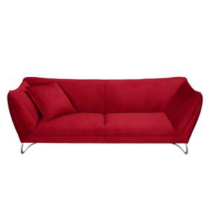 Sofa Michie (3-Sitzer) Microfaser Rot - Keine Funktion