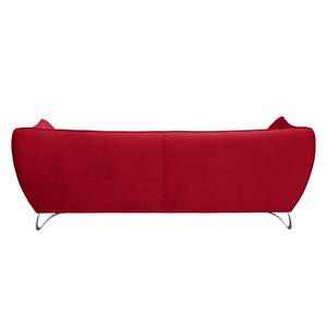 Canapé Michie (3 places) Microfibre - Rouge - Sans fonction