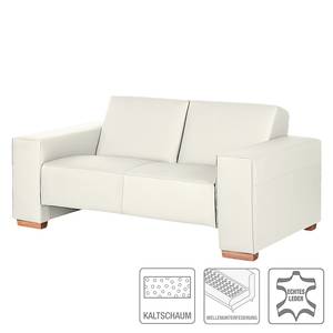 Sofa Midar (2,5-Sitzer) Echtleder Weiß