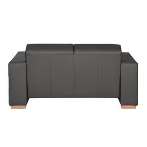 Sofa Midar (2-Sitzer) Echtleder Dunkelgrau