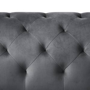 Sofa Missoula Microfaser (2-Sitzer) Grau - Textil - 160 x 78 x 88 cm