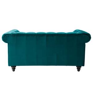 Sofa Missoula Microfaser (2-Sitzer) Blau - Textil - 164 x 78 x 88 cm