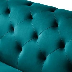 Sofa Missoula Microfaser (2-Sitzer) Blau - Textil - 164 x 78 x 88 cm