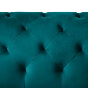 Sofa Missoula Microfaser (2-Sitzer) Blau - Textil - 164 x 78 x 88 cm