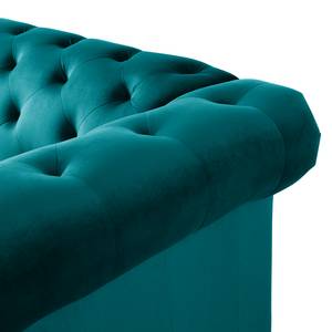 Sofa Missoula Microfaser (2-Sitzer) Blau - Textil - 164 x 78 x 88 cm