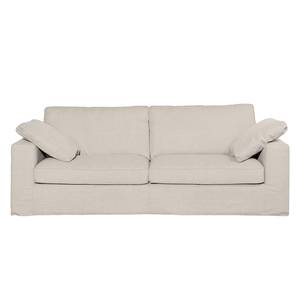 Sofa Moore (2,5-Sitzer) Webstoff Stoff Dara: Creme