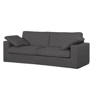 Sofa Moore (2,5-Sitzer) Webstoff Stoff Dara: Grau