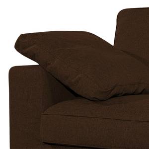 Sofa Moore (2,5-Sitzer) Webstoff Stoff Valura: Braun