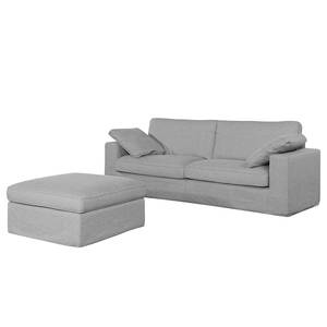 Sofa Moore (2,5-Sitzer) Webstoff Stoff Valura: Grau