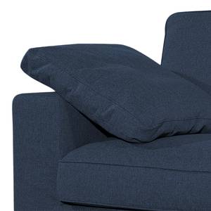 Sofa Moore (3-Sitzer) Webstoff Stoff Valura: Blau