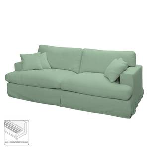 Sofa Mormès (3-Sitzer) Webstoff Babyblau