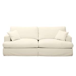 Sofa Mormès (3-Sitzer) Webstoff Creme