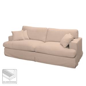 Sofa Mormès (3-Sitzer) Webstoff Pastellapricot