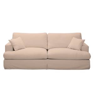 Sofa Mormès (3-Sitzer) Webstoff Pastellapricot