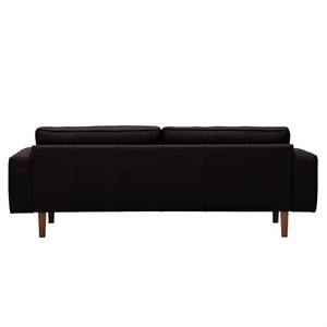 Sofa Navona (3-Sitzer) Echtleder Echtleder Neka: Dunkelbraun - Braun