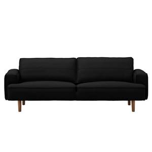 Sofa Navona (3-Sitzer) Echtleder Echtleder Neka: Schwarz - Braun