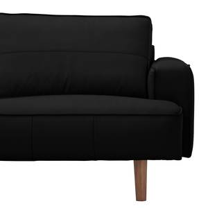 Sofa Navona (3-Sitzer) Echtleder Echtleder Neka: Schwarz - Braun