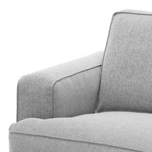 Sofa Navona (3-Sitzer) Webstoff Webstoff Saia: Hellgrau - Braun