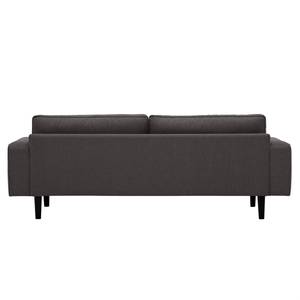 Sofa Navona (3-Sitzer) Webstoff Webstoff Anda II: Anthrazit - Schwarz