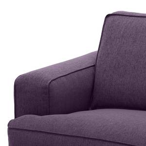 Sofa Navona (3-Sitzer) Webstoff Webstoff Anda II: Violett - Schwarz