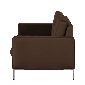 Sofa Nistra (2-Sitzer) Baumwollstoff Braun