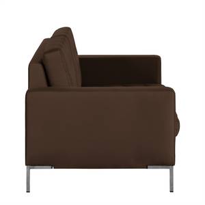 Sofa Nistra (2-Sitzer) Baumwollstoff Braun