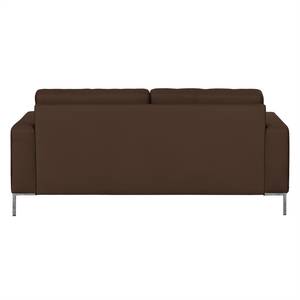 Sofa Nistra (2-Sitzer) Baumwollstoff Braun