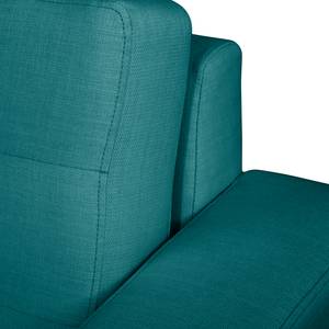 Sofa Nistra (3-Sitzer) Stoff Blau/Grün - Petrol