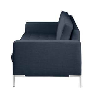 Sofa Nistra (3-Sitzer) Stoff Dunkelblau - Dunkelblau