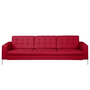 Sofa Nistra (3-Sitzer) Stoff Rot