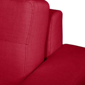 Sofa Nistra (3-Sitzer) Stoff Rot