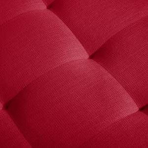 Canapé Nistra (3 places) tissu rouge