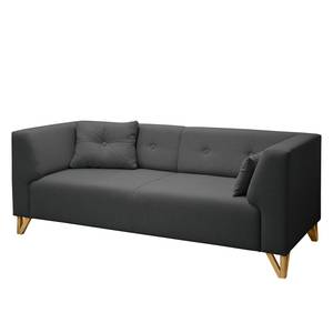 Sofa Ongar I (2-Sitzer) Webstoff Anthrazit - Ohne Hocker