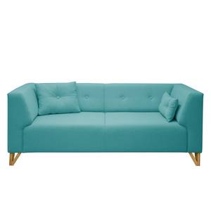 Sofa Ongar I (2-Sitzer) Webstoff Petrol - Ohne Hocker