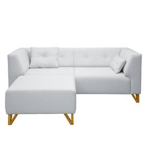 Sofa Ongar II (2-Sitzer) Webstoff Kies - Mit Hocker