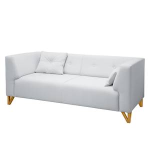 Sofa Ongar II (2-Sitzer) Webstoff Kies - Mit Hocker