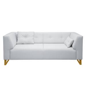 Sofa Ongar II (2-Sitzer) Webstoff Kies - Mit Hocker