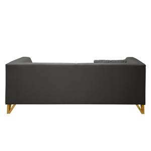 Canapé Ongar II (2 places) Tissu Anthracite - Sans repose-pieds