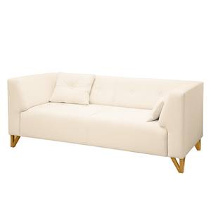 Sofa Ongar II (2-Sitzer) Webstoff Creme - Ohne Hocker