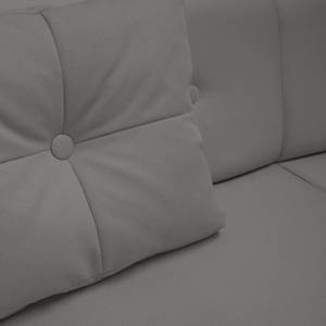 Sofa Ongar II (2-Sitzer) Webstoff Grau - Ohne Hocker