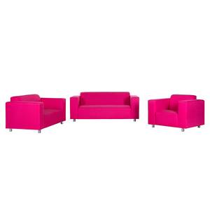 Sofa Oslo (2-Sitzer) Baumwollstoff Pink